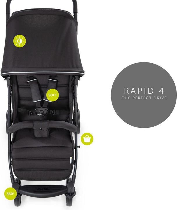 Immagine prodotto Hauck Buggys & Sportwagen Buggy Rapid 4 inkl. XXL Zubehörpaket & Buggy-Lenkrad