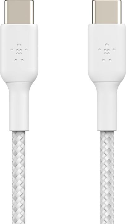 Immagine prodotto Belkin Cavo da USB-C a USB-C intrecciato in PVC da 2 m in confezione doppia (2 m, USB 2.0)