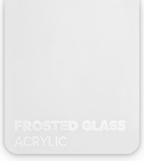Actual product image flux Acrylic glass plate - Beamo - Frosted Glass (21 cm, 30 cm)