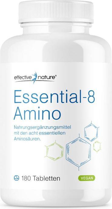 Image du produit Effective Nature EAA Acides aminés essentiels 180 tabs (180 pièce(s), Cachets, 180 g)