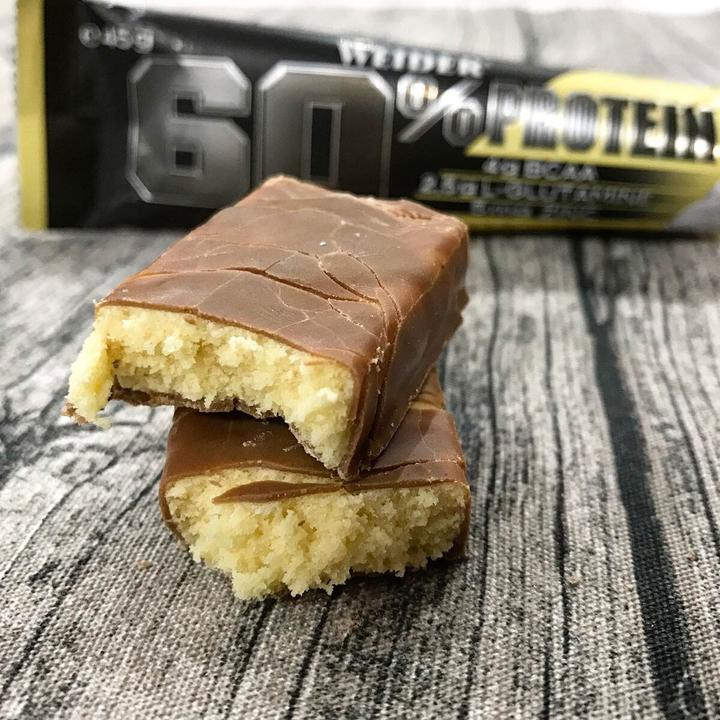 Image du produit Weider Barre protéinée 60% (24 x 45g) (Vanille, Caramel, 24 pcs, 1000 g)