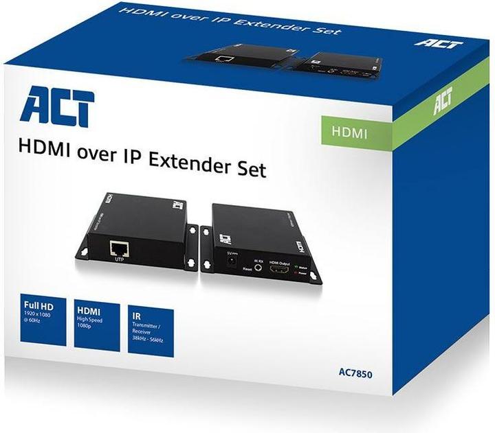 Immagine prodotto AC7850 Audio/Video Power Amplifier AV Transmitter & Receiver Black
