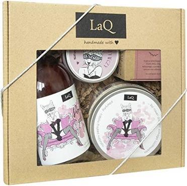 Immagine prodotto LaQ Set - Kocica 500ml + mousse lavante 100ml + maschera viso 50ml + scrub corpo (Set per la cura dei capelli)