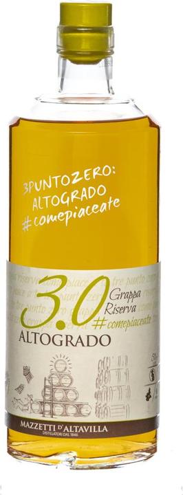 Image du produit Mazzetti d'Altavilla Grappa Altogrado Riserva &quot3.0&quot 1,0 litre 51,4 % vol.