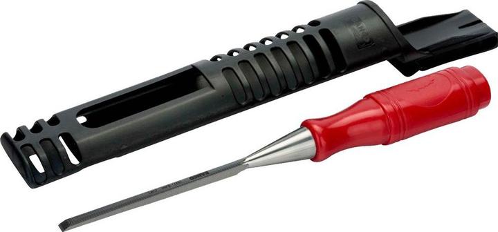 Actual product image Bahco Chisel with red polypropylene handle, 32 mm (32 mm)