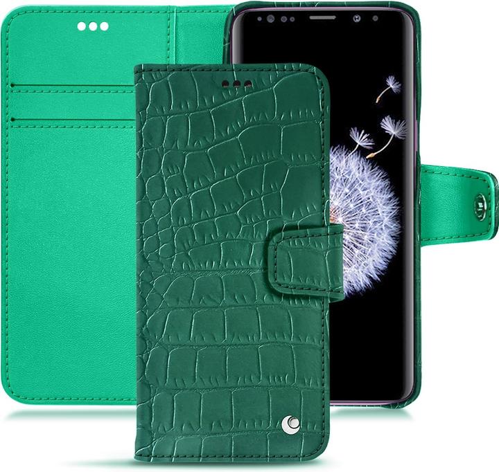 Crocodile pino ( Pantone #173F35 ), Papaye ( Pantone #b54317 )