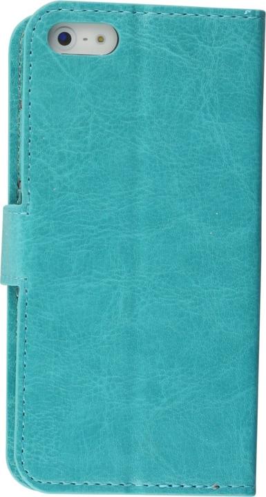 Actual product image PhoneLook Fourre Premium Flip Turquoise (Apple iPhone 5)