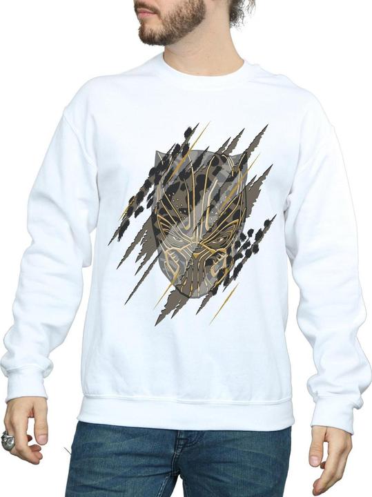 Image du produit Mens Black Panther Gold Head Cotton Sweatshirt (3XL)