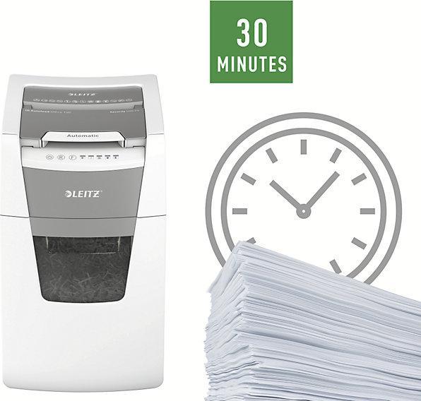 Actual product image Leitz Shredder IQ Autofeed Office 150 particle cut 44 l (Particle cut)