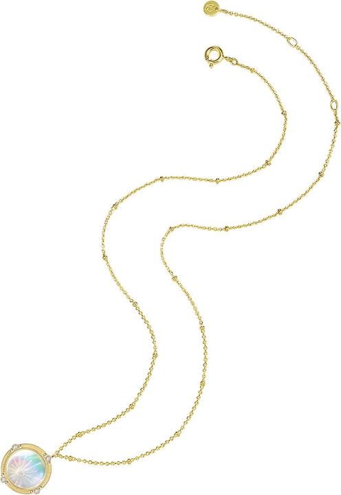 Image du produit Glanzstücke München Femme argent sterling zirconium nacre or jaune 43,0 cm chaîne de base + 5,0 cm extension - 28509 (Argent Sterling, 43 - 48 cm)