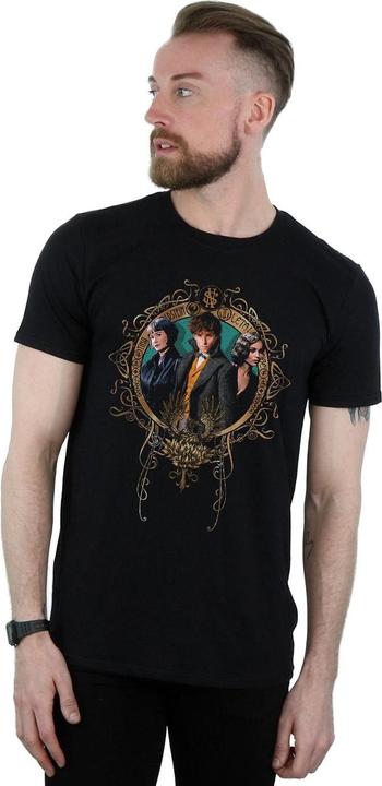 Actual product image Fantastic Beasts Mens Tina, Newt And Leta T-Shirt (XXL)