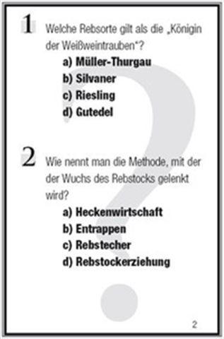 Image du produit Le monde du vin - Le petit quiz sur le vin (Allemand)