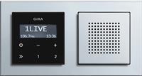 Immagine prodotto Gira Radio ad incasso RDS bianco puro 228003 Sistema 55 di controllo superiore. Vetro nero (FM)