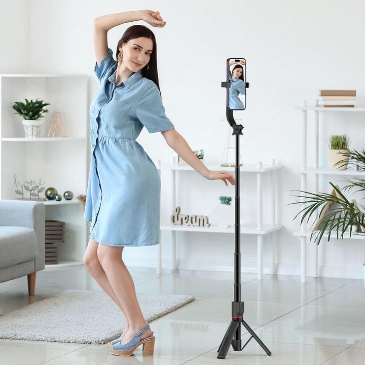 Immagine prodotto Tech-Protect L04S Bastone selfie Bluetooth con treppiede fino a 95 cm e testa 360 - nero