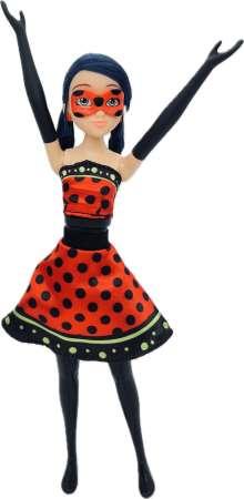 Actual product image Bandai MIRACULOUS Poupée Ladybug avec Outfit Transformation 26 cm 4+