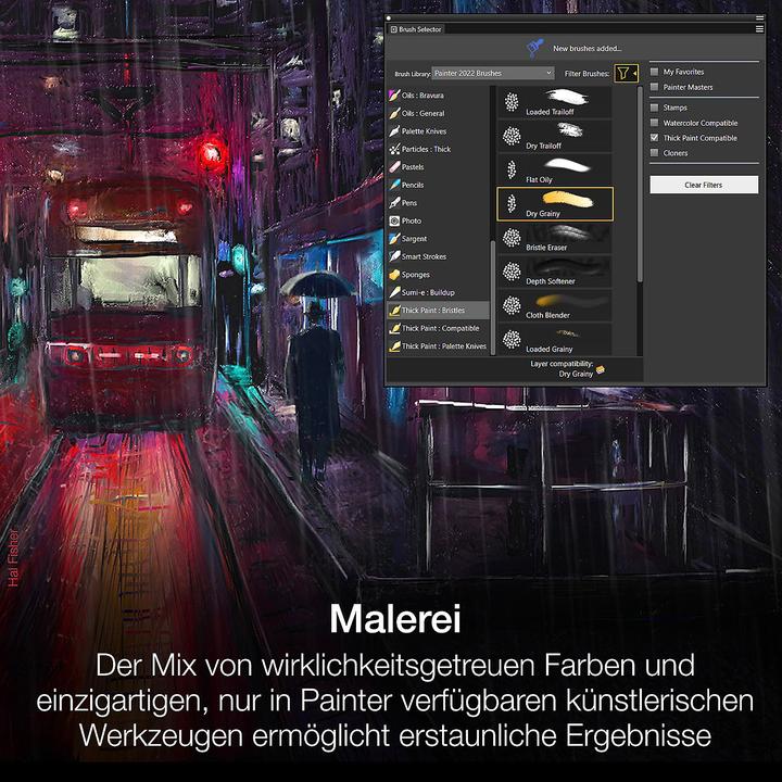 Actual product image Corel Painter 2022 Full Version, Box (1 User, unlimited)