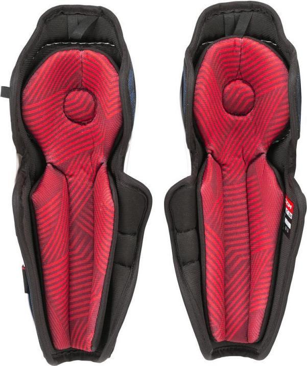 Actual product image CCM NEXT YTH hockey shin guards (9"/23 cm)