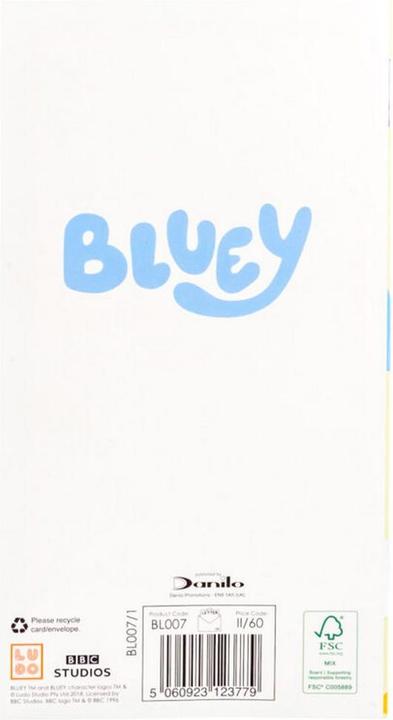 Produktbild Bluey Geburtstagskarte Let's Have Fun Papier (1 Stk.)