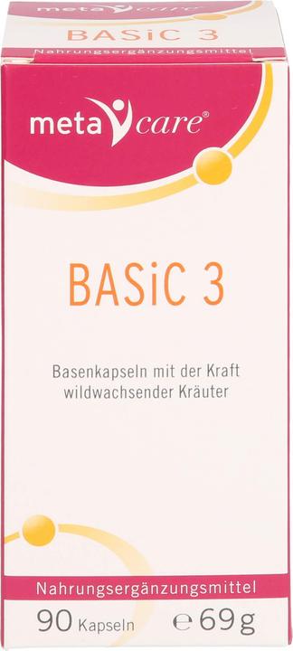 Image du produit Meta Care Basic 3 capsule (90 pièce(s), Capsules, 110 g)