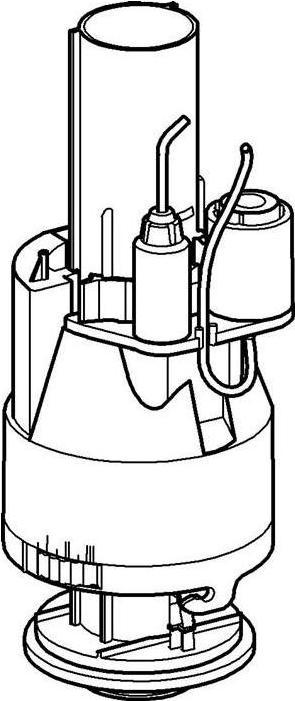Produktbild Grohe 2-Mengen-Ablaufventil f Wd-Einb-Spülkästen 6 l/3 l