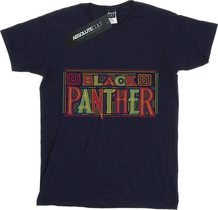 Immagine prodotto Maglietta con logo tribale Black Panther per ragazzi (140, 146)