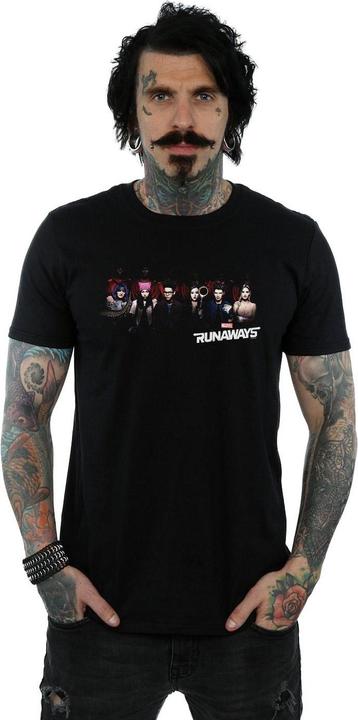 Actual product image Mens Runaways Lineup T-Shirt (XXL)