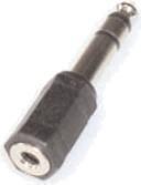 Image du produit E+P GS 33 6.35mm stéréo (M) 3.5mm stéréo (F) Noir Adaptateur/interface de câble