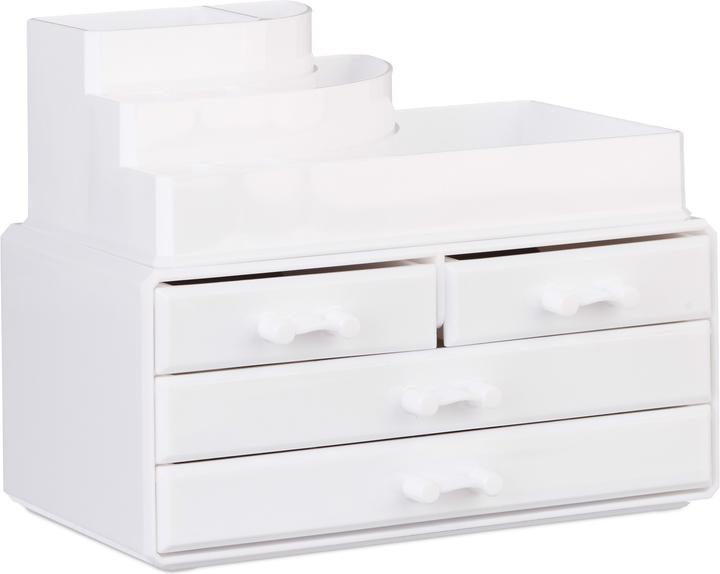 Actual product image Relaxdays Makeup Organizer with 4 Drawers