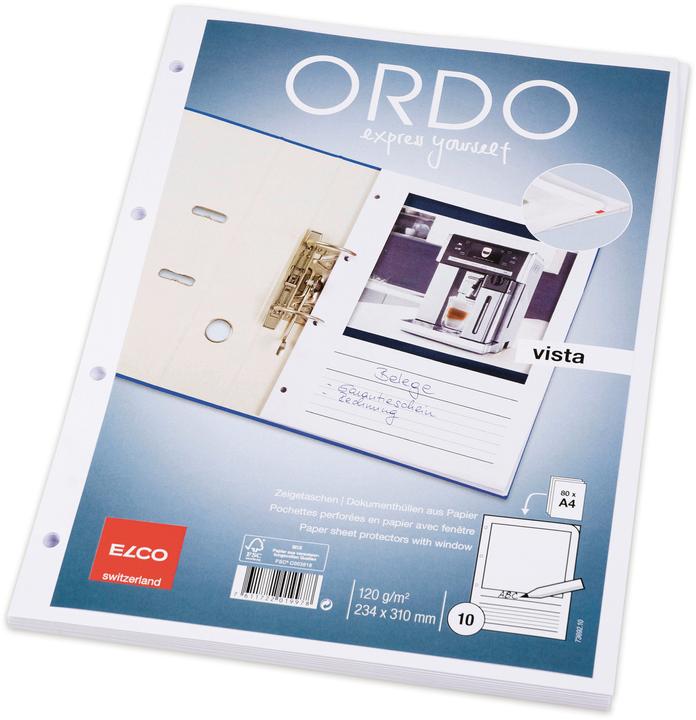 Image du produit Elco Pochettes d'indexation Ordo vista (A4, 10 x)