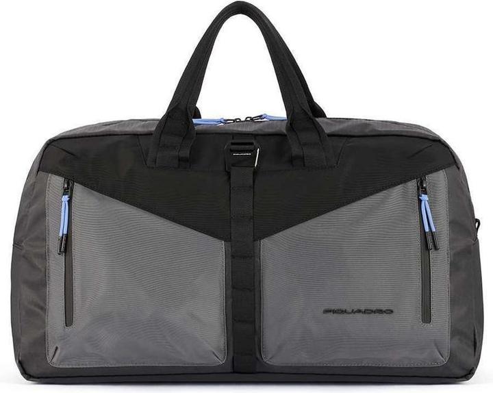 Produktbild Piquadro Spike Weekender Duffle Bag Reisetasche grau/schwarz