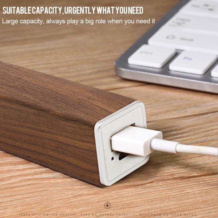 Produktbild Eleven Wood Power Bank externe Batterie 3000mAh Echtholz Cherry (3000 mAh)