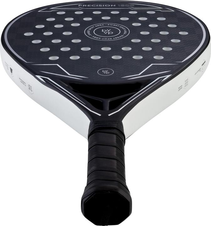 Immagine prodotto Luxtri Raquette Padel Precision 1800 Goutte d'eau 370g Fibre Carbone EVA Gris-blanc Jugador Sport