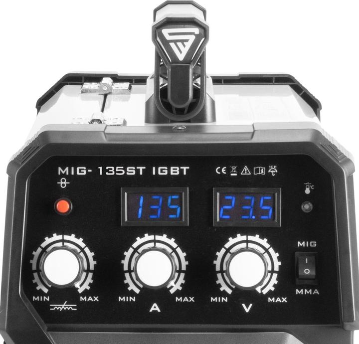 Actual product image Stahlwerk Shielded arc welder MIG MAG 135 ST IGBT with 135 amps with electric hand