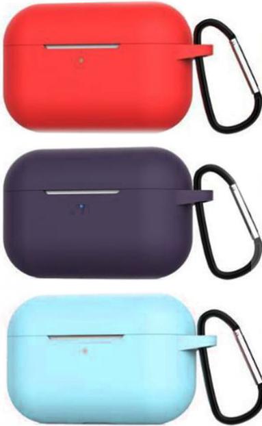 Produktbild Ambiance1 AirPods 3 Hülle Etui Case Rot mit Karabinerring No.225.1 (Kopfhörer Hülle)