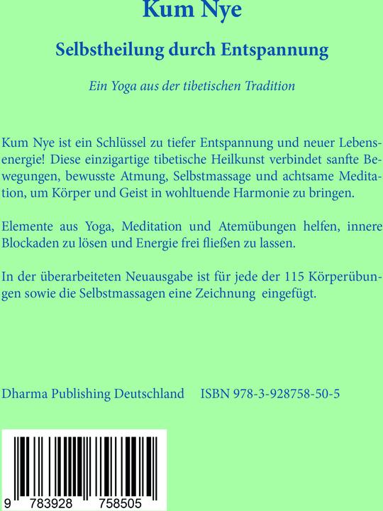 Actual product image Kum Nye (German, Tarthang Tulku, 2025)