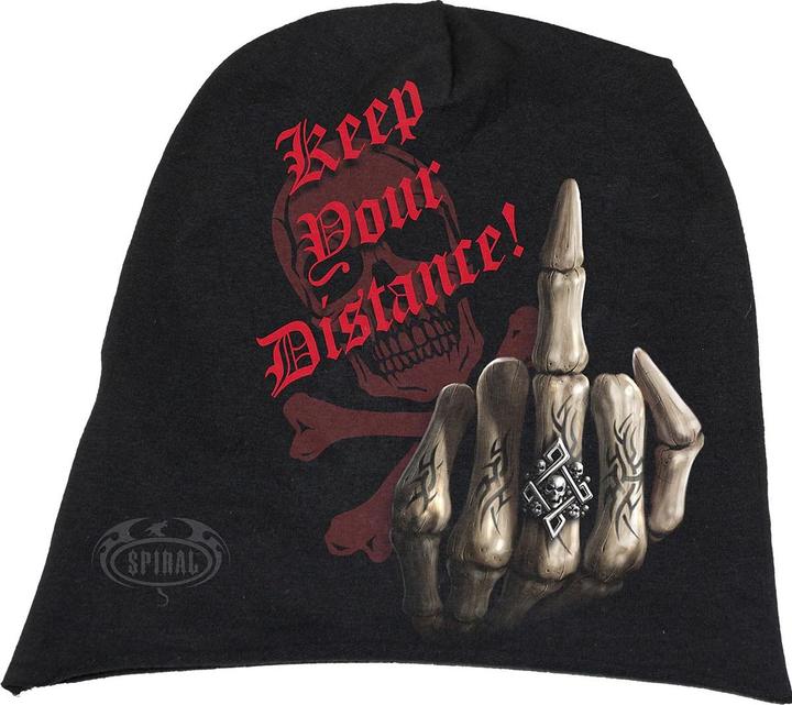 Actual product image Spiral Unisex Adult Bone Finger Beanie