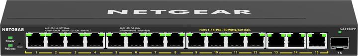 Actual product image Netgear GS316EPP-100PES (16 Ports)