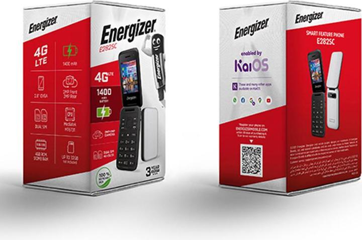 Actual product image Energizer Flip Phone Diamonds E282scd Sv (2.80", 2 Mpx, 4G)