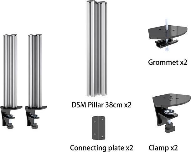 Actual product image Multibrackets Aluminium profile, monitor stand Pro System