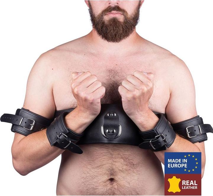 Image du produit The Red Menottes en cuir bras, poignet et poitrine