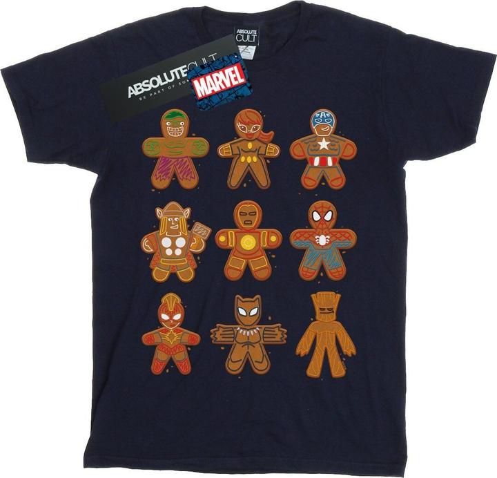 Immagine prodotto Avengers Christmas Gingerbread Maglietta Uomo (S)