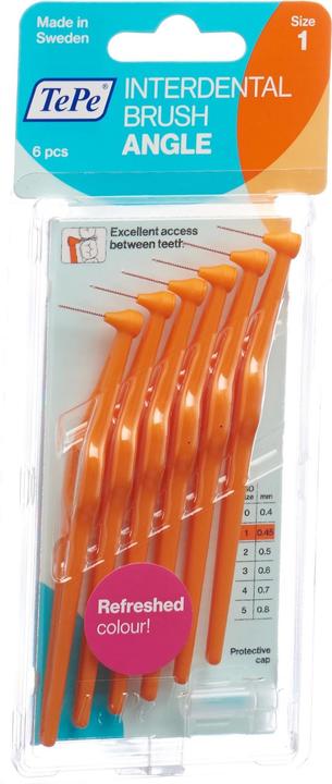 Immagine prodotto TePe Spazzolini interdentali Angolo ISO 1 (6 x, 0.45 mm)