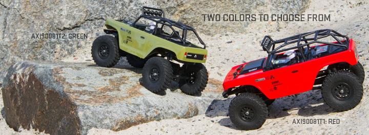 Image du produit Axial SCX24 Deadbolt Electric Brushed Crawler 4WD 1:24 RTR rouge (RTR Prêt à fonctionner)