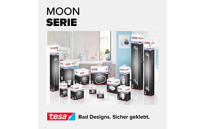 Immagine prodotto tesa Gancio per asciugamani MOON con soluzione adesiva senza forare