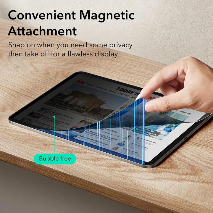 Produktbild ESR Magnetic Privacy Displayschutzfolie (1 Stück, iPad Pro 13 2024 (M4))