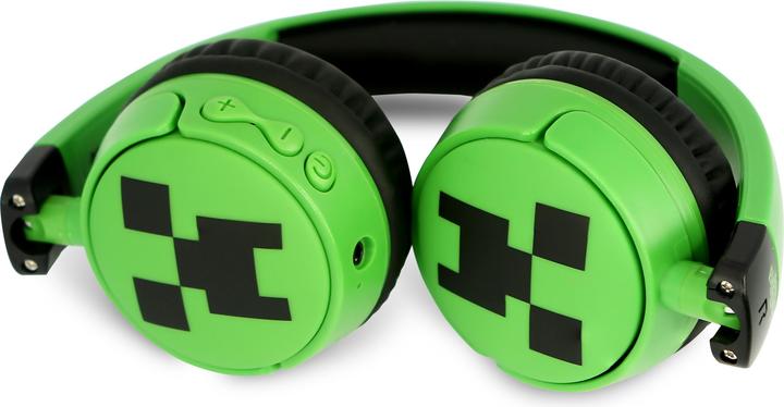 Immagine prodotto NoName Cuffia Bluetooth con controllo permanente - Verde Minecraft