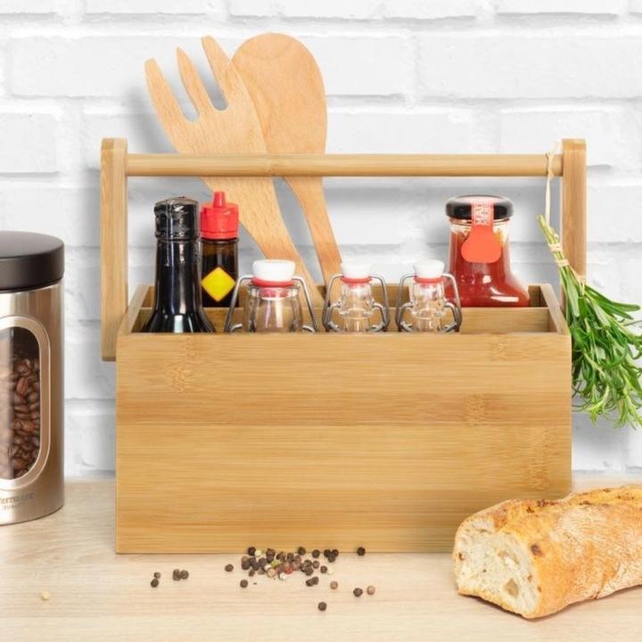 Produktbild Westmark Tischbutler Tapas u. Friends, 4 Fächer, Bambus, sb