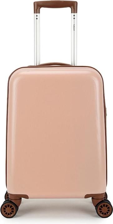 Anständiger Retro -Handgepäckkoffer 55 cm Pink (35 l, Handgepäck (bis 50l))