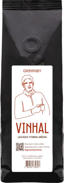 Immagine prodotto Grownby Vinhal Lavado Torra Média (250 g, Tostatura media)
