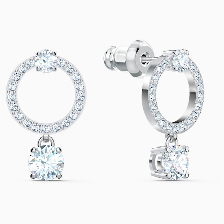 Actual product image Swarovski Attract Circle stud earrings (Metal)
